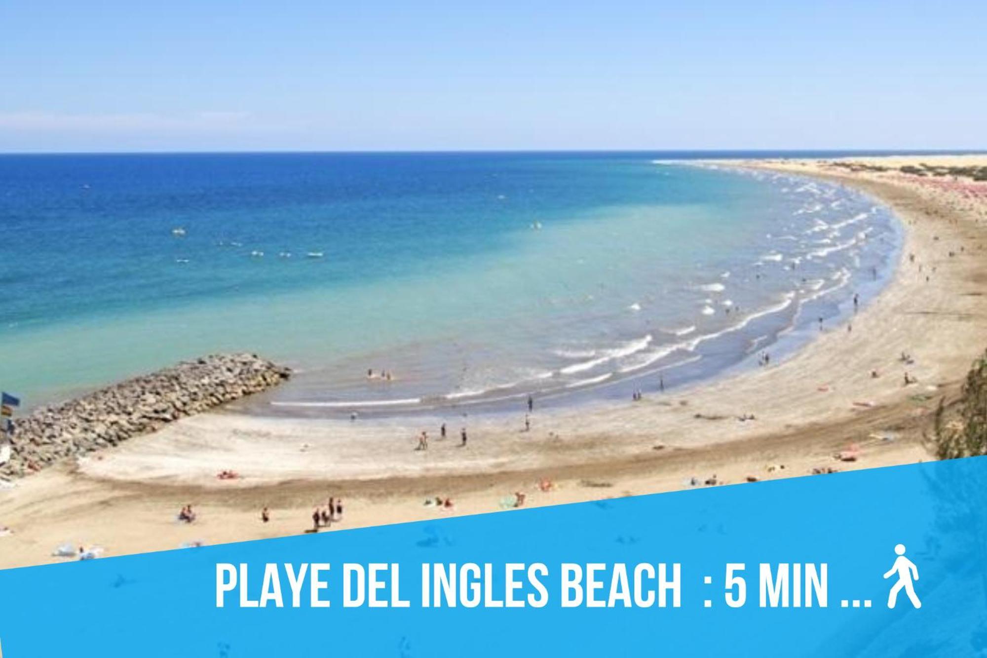 Leilighet Serenity Yumbo - Europa 2min Yumbo - 5min From - Wifi Free - Air Conditioner - Private Services - Free Welcome Book - Cohote Conserjeria Gran Canaria Playa del Inglés